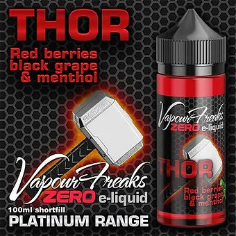 Vapour Freaks 120ml Shortfill