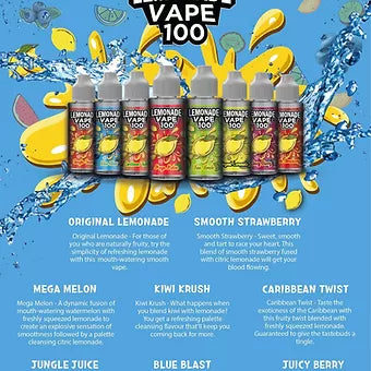 Lemonade Vape 120ml Shortfill