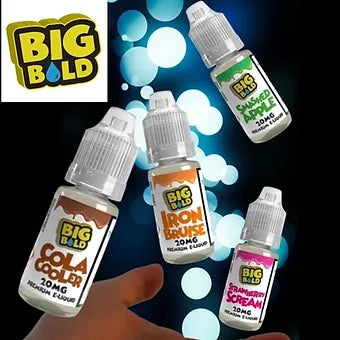 Big Bold Nic Salt 10mg & 20mg ONLY 99p - Short Date