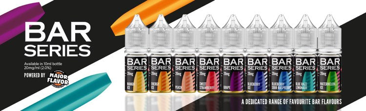 Bar Juice Nic Salts by Major Flavour 10mg 20mg 4 for £10