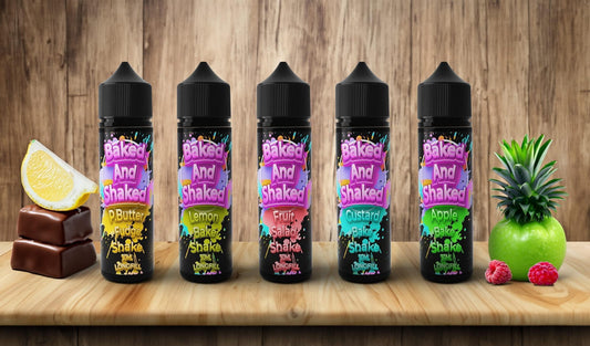 Braw Vape Co BAKED AND SHAKED LONGFILLS Nic Salts