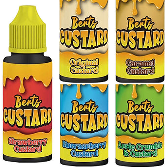 Berts Custard 120ml Shortfill